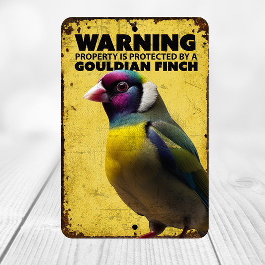 Gouldian Finch Sign