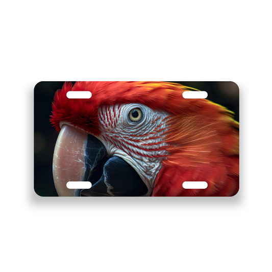 Scarlet Macaw License Plate
