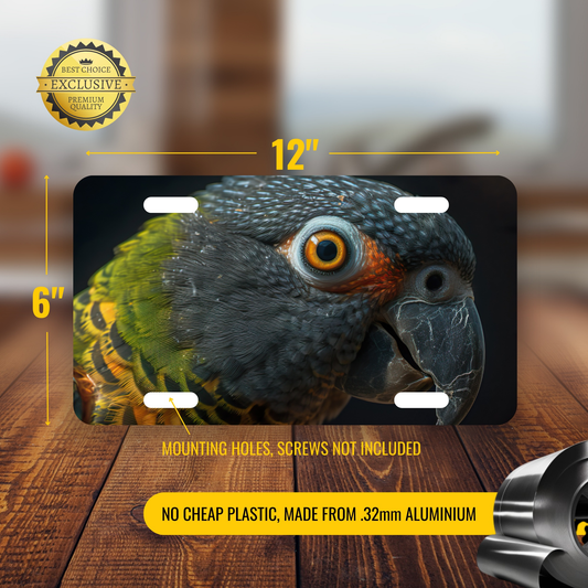 Senegal Parrot License Plate