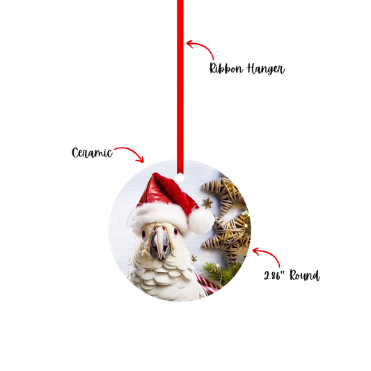 Cockatoo Christmas Ornament