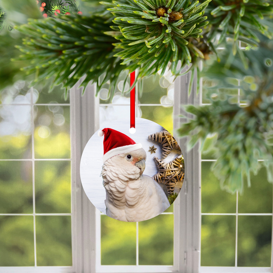 Goffin's Cockatoo Christmas Tree Ornament