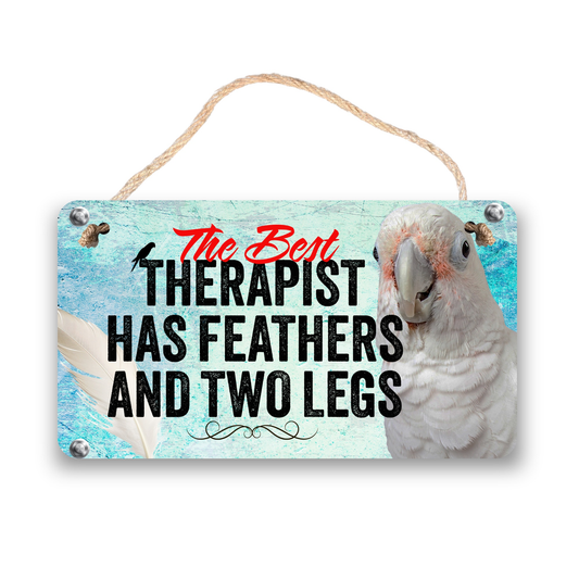 Goffins Cockatoo Therapy Sign