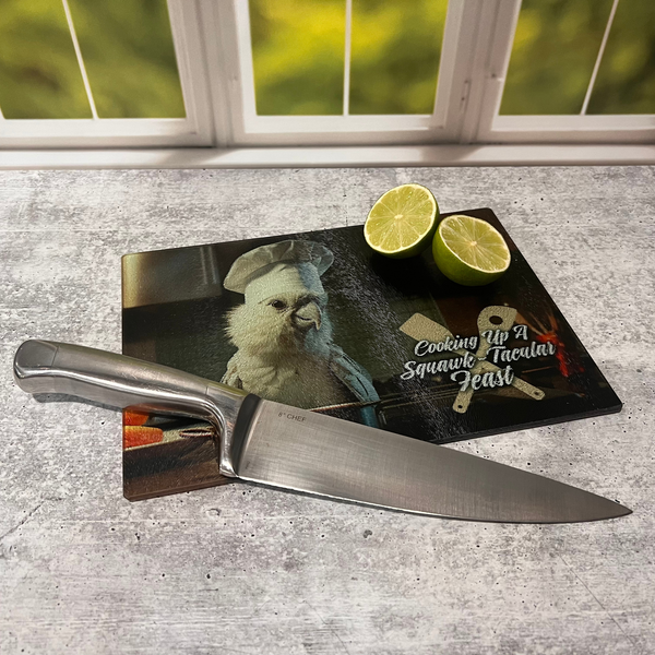 Goffins Cockatoo Cutting Board