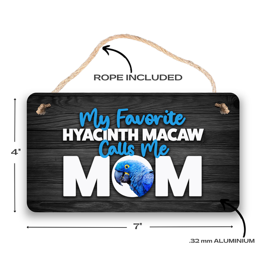 hyacinth Macaw Sign