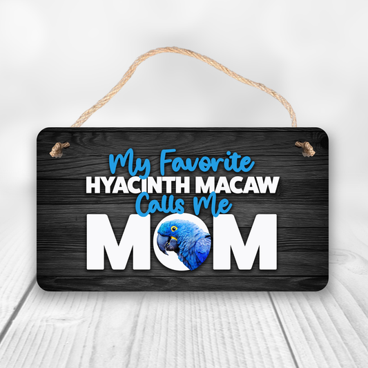 hyacinth Macaw Sign