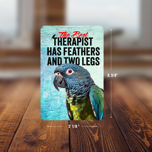 Pionus Parrot Therapy Magnet