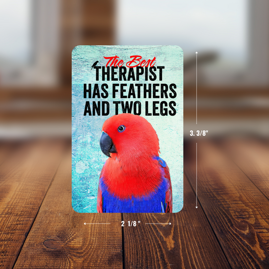 Red Eclectus Therapy Magnet