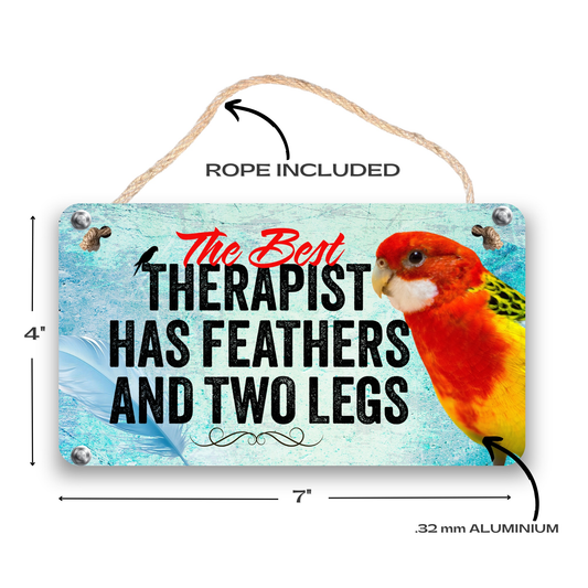 Rosella Parrot Therapy Sign