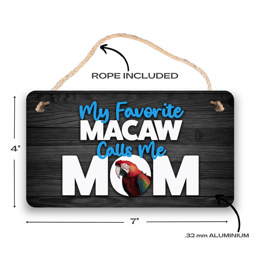 Scarlet Macaw Sign