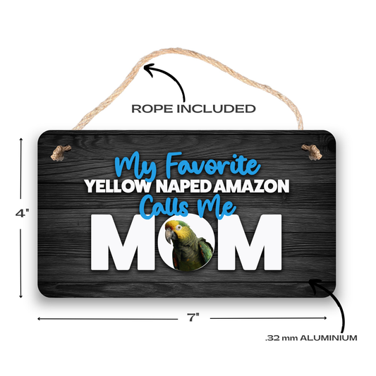 Yellow Naped Amazon Sign
