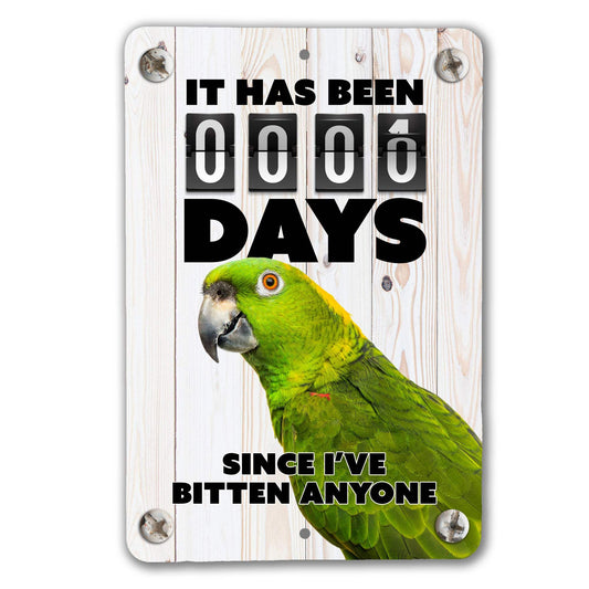 Amazon Parrot Sign