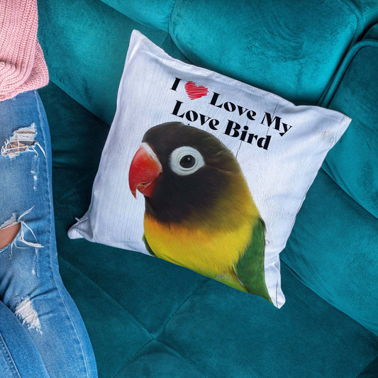 Love Bird Square Throw Pillow