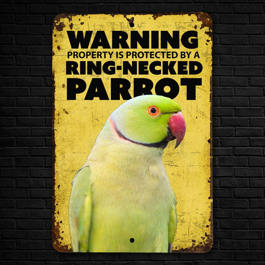 Ring Necked Parrot Sign