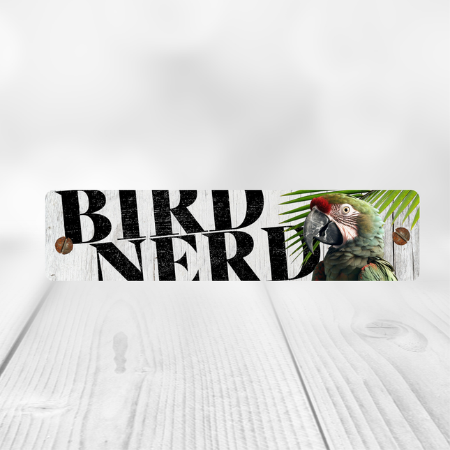 Military Macaw Sign