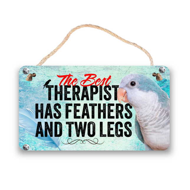 Blue Quaker Therapy Sign