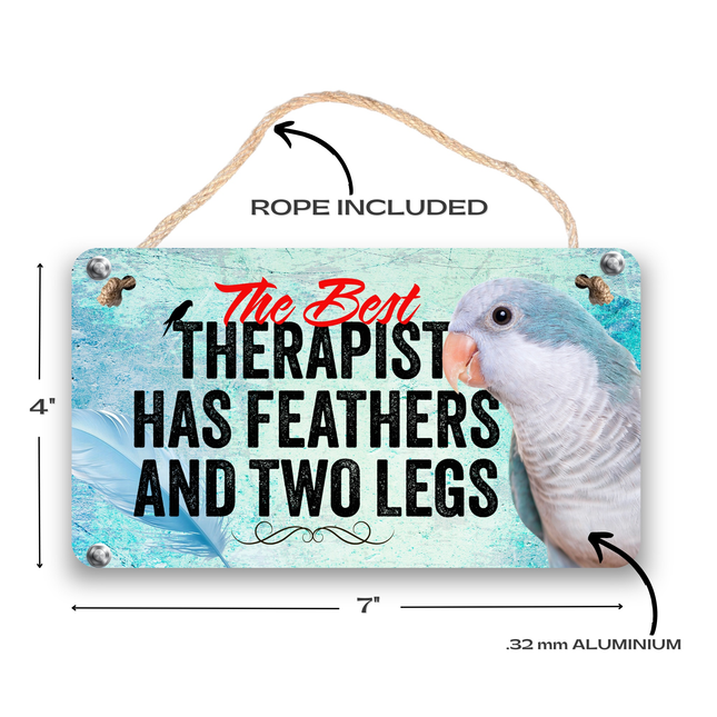 Blue Quaker Therapy Sign