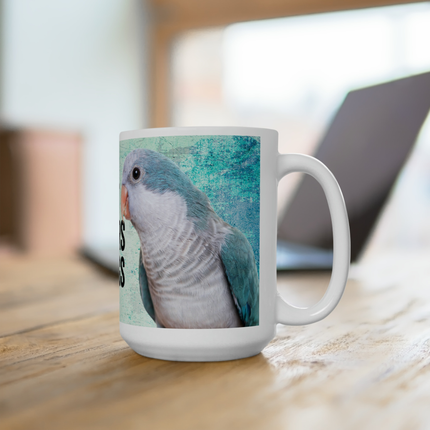Blue Quaker Parrot Mug