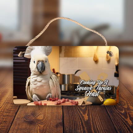 Cockatoo Chef Sign