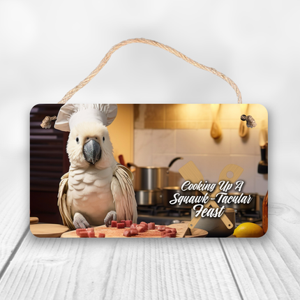 Cockatoo Chef Sign