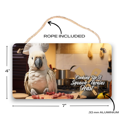 Cockatoo Chef Sign