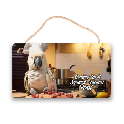 Cockatoo Chef Sign