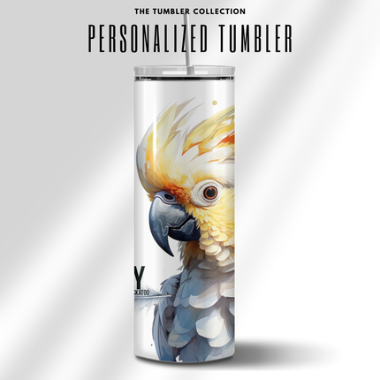 Personalized Cockatoo Tumbler