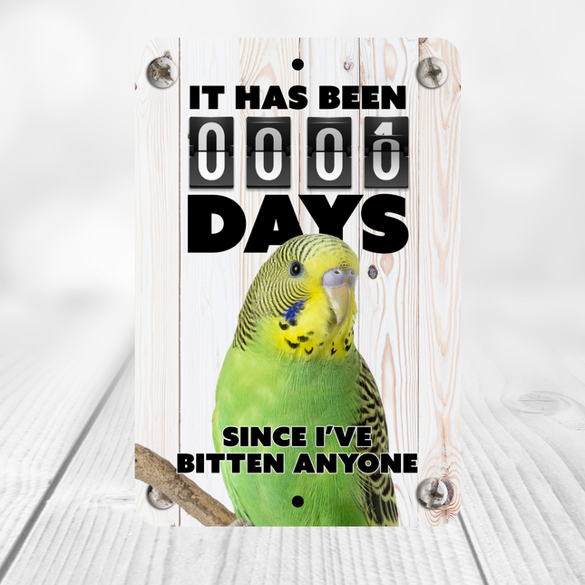 Green Parakeet Sign