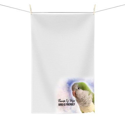 Green Quaker-themed dish Towel