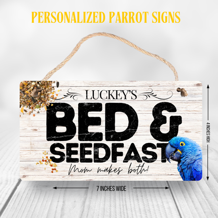 Hyacinth Macaw Sign