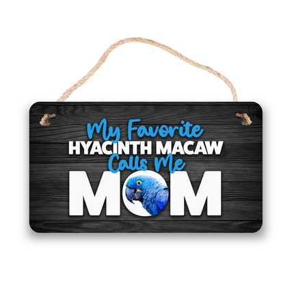 hyacinth Macaw Sign