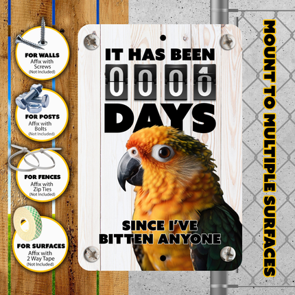 Rustic Jenday Conure Sign