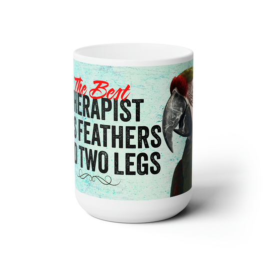 Military Macaw Therapy Coffee Mug