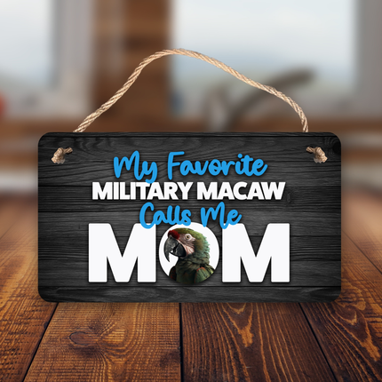 Military Macaw Sign
