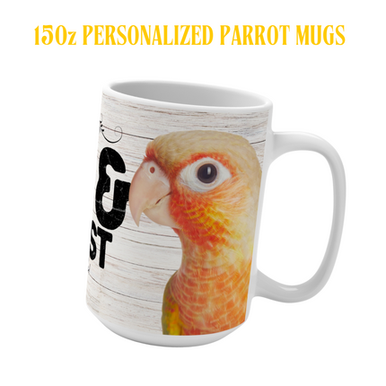 Personalized Pineapple Conure Coffee Mug
