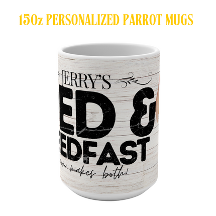 Personalized Pineapple Conure Coffee Mug