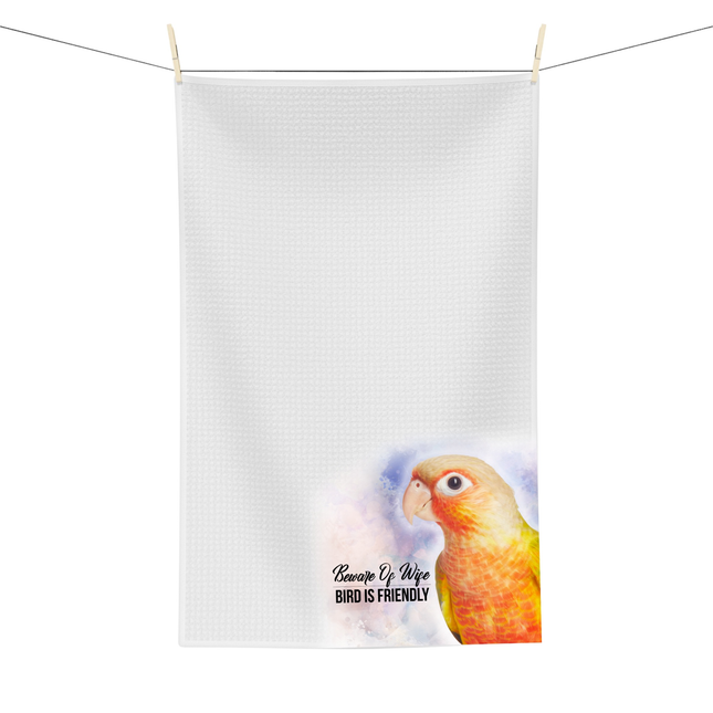 Pineapple Conure Tea Towel