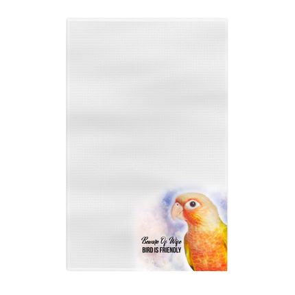 Pineapple Conure Tea Towel