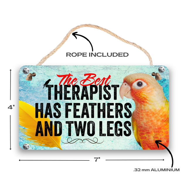 Pineapple Conure Therapy Sign