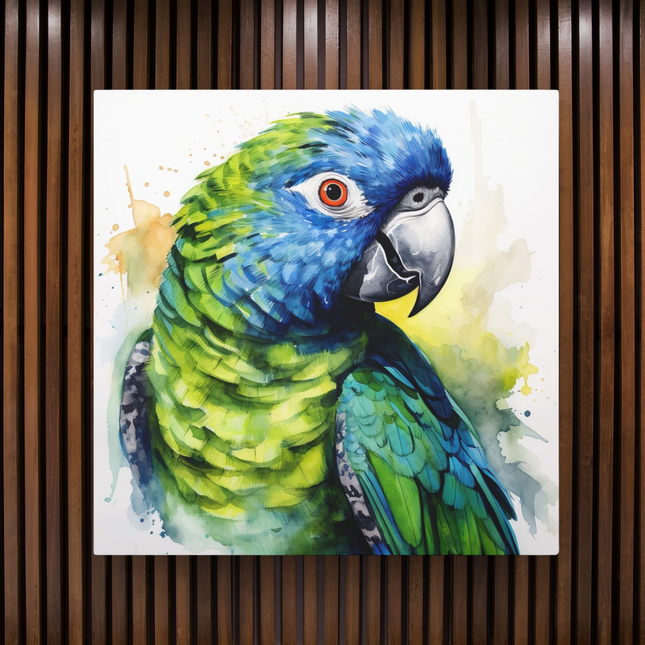 Pionus Parrot Canvas Gallery Wraps
