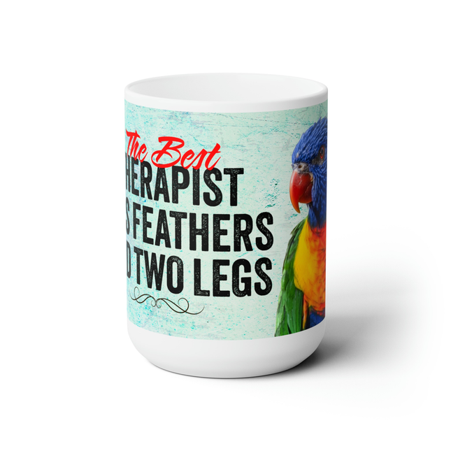 Rainbow Lorikeet Therapy Coffee Mug