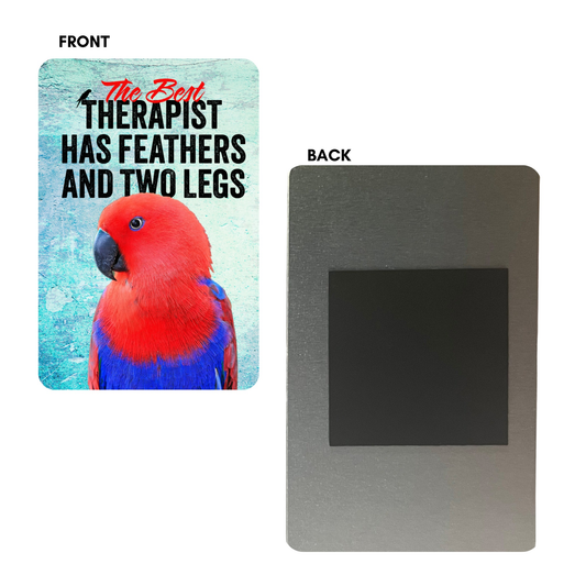 Red Eclectus Therapy Magnet