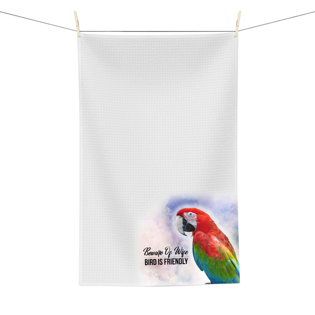 Scarlet Macaw Tea Towel