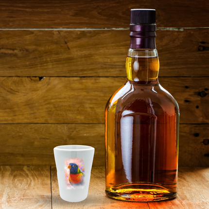 Rainbow Lorikeet Shot Glass
