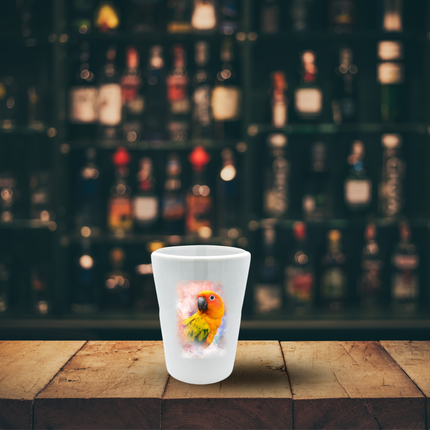 Sun Conure Shot Glass