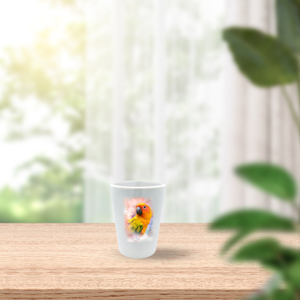 Sun Conure Shot Glass