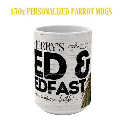 Personalized Sun Conure Coffee Mug