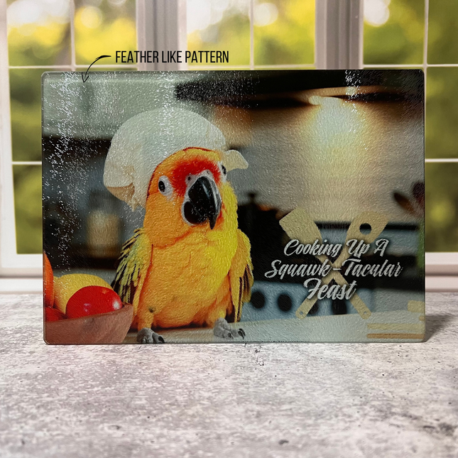Sun Conure Cutting Board