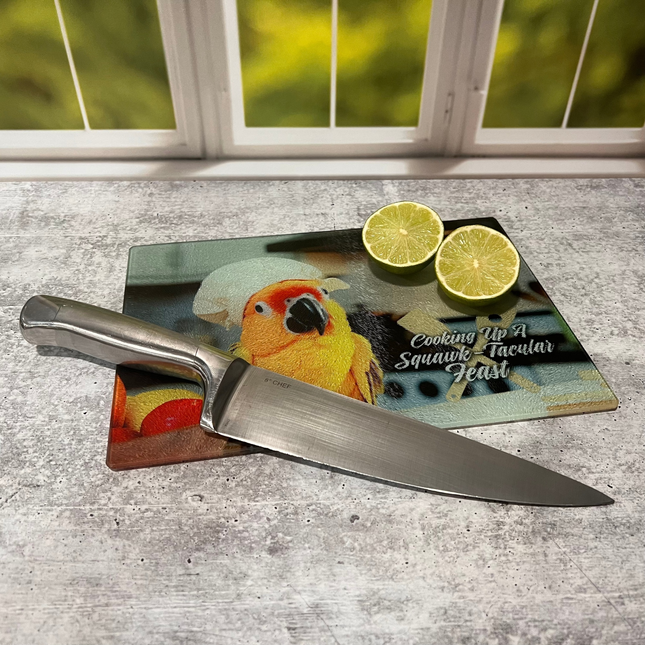 Sun Conure Cutting Board