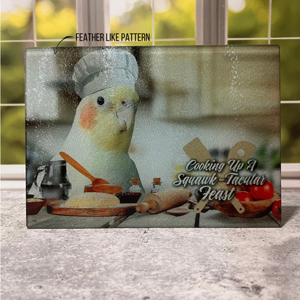 Yellow Cockatiel Cutting Board