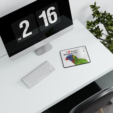 Rainbow Lorikeet Non-Slip Mouse Pad